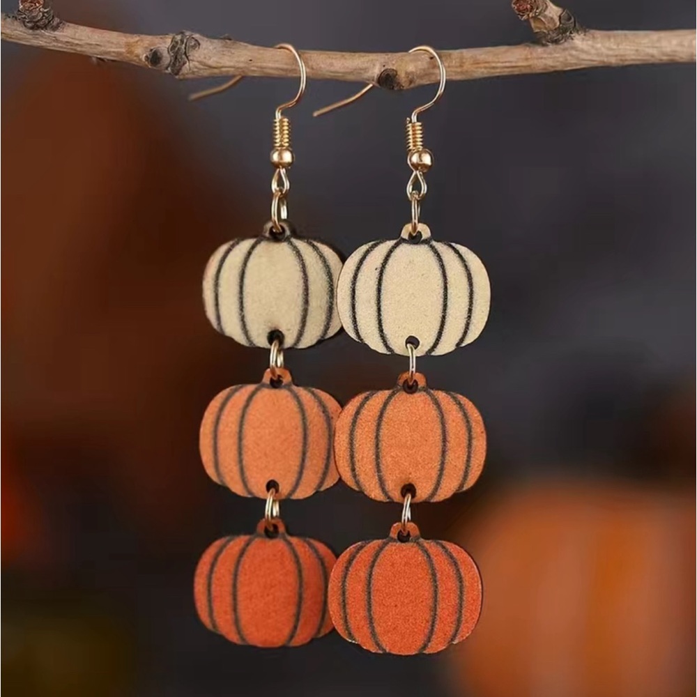 Pumpkin Trio Earrings